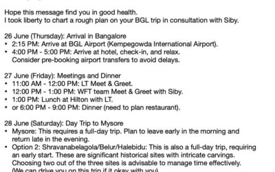 Agenda Bengaluru