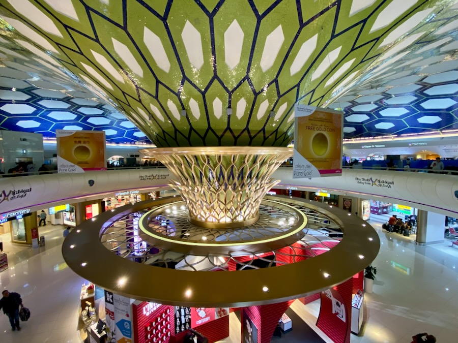 Zwischenladung in Abu Dhabi
